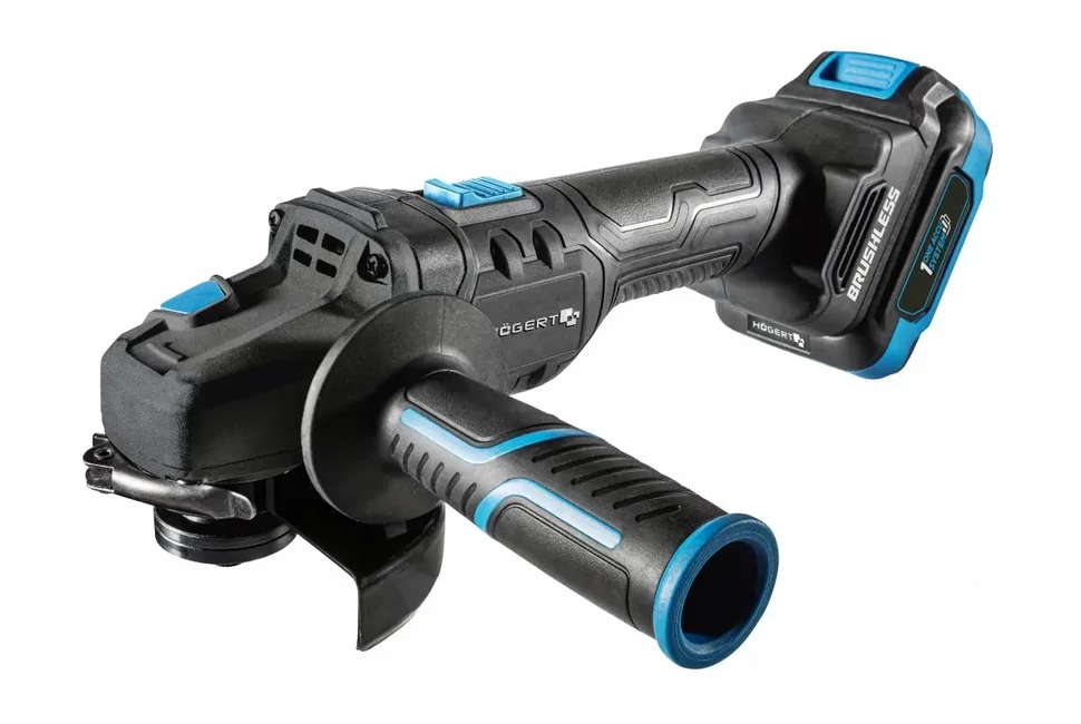 Högert HT2E231-0AG sarokcsiszoló, 18V, 125mm, dobozban