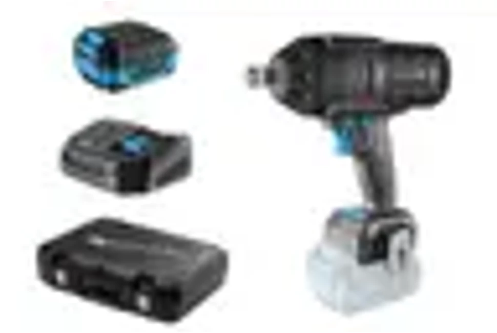 Högert HT2E254-B16IW ütvecsavarozó szett, 18V, 600Nm, 6 Ah akkuval, töltővel, kofferben