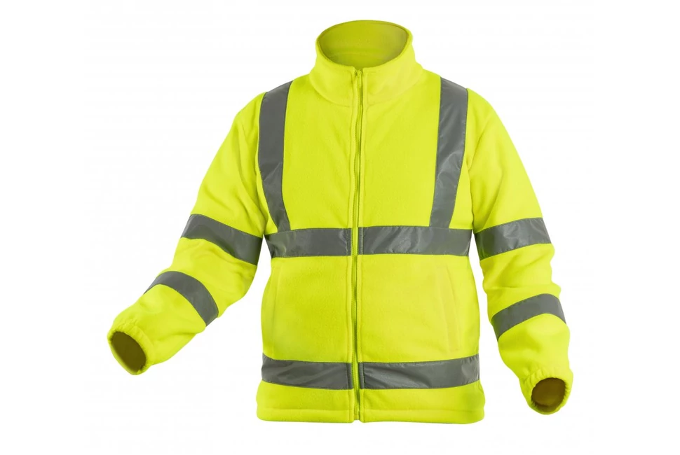 Munkaruha Högert ALAND Polár láthatósági pulóver, sárga, S