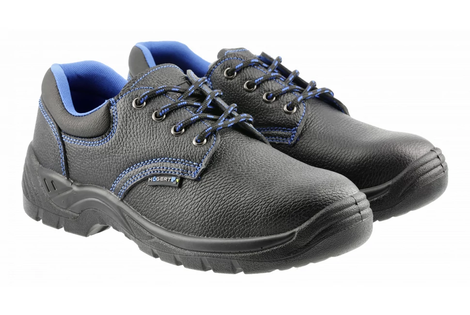 Munkaruha Högert ZORGE Munkavédelmi félcipő S3 SRC, fekete, 39