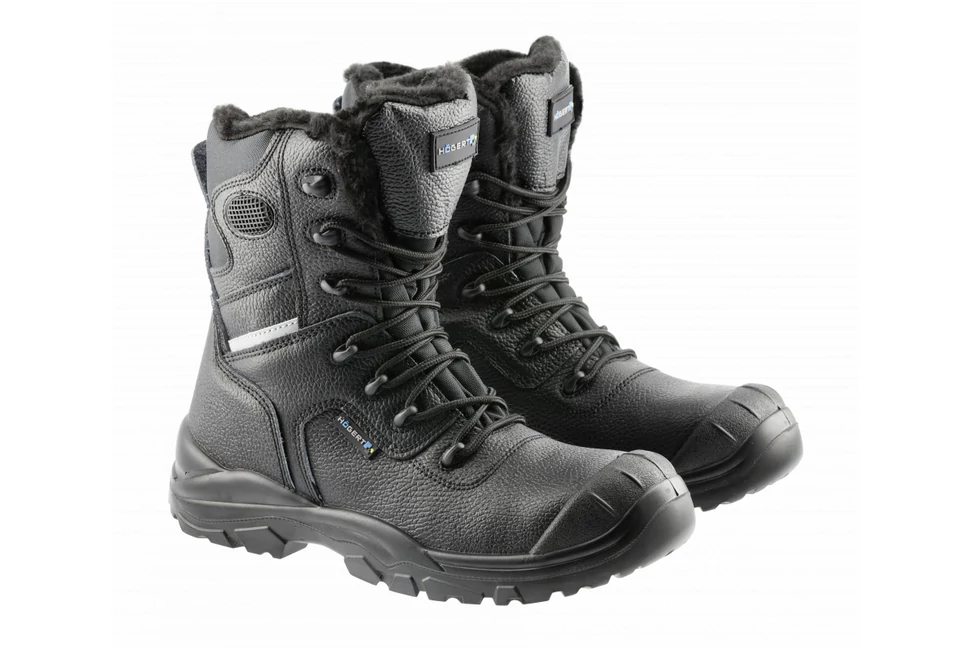 Munkaruha Högert WETTER Munkavédelmi bélelt bakancs SB SRC, szürke, 40
