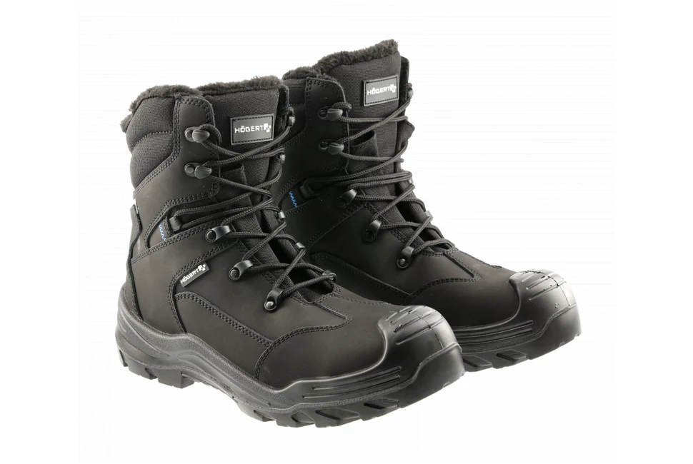 Munkaruha Högert JORG Munkavédelmi bélelt bakancs S3 SR, fekete 40