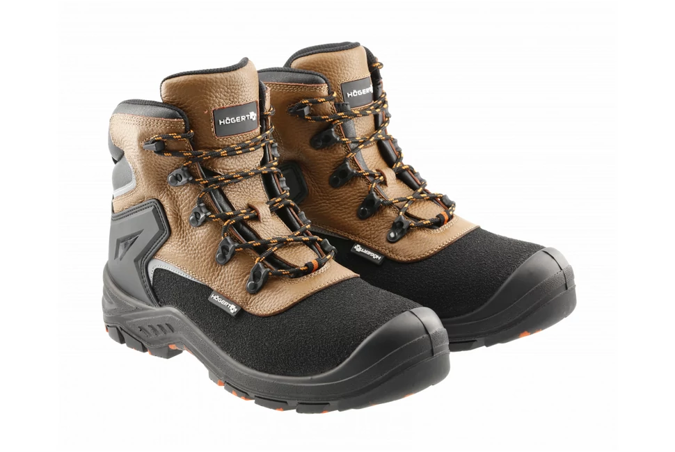 Munkaruha Högert MEPPEN Munkavédelmi bakancs ADVANCED S3 SR bézs/fekete 40