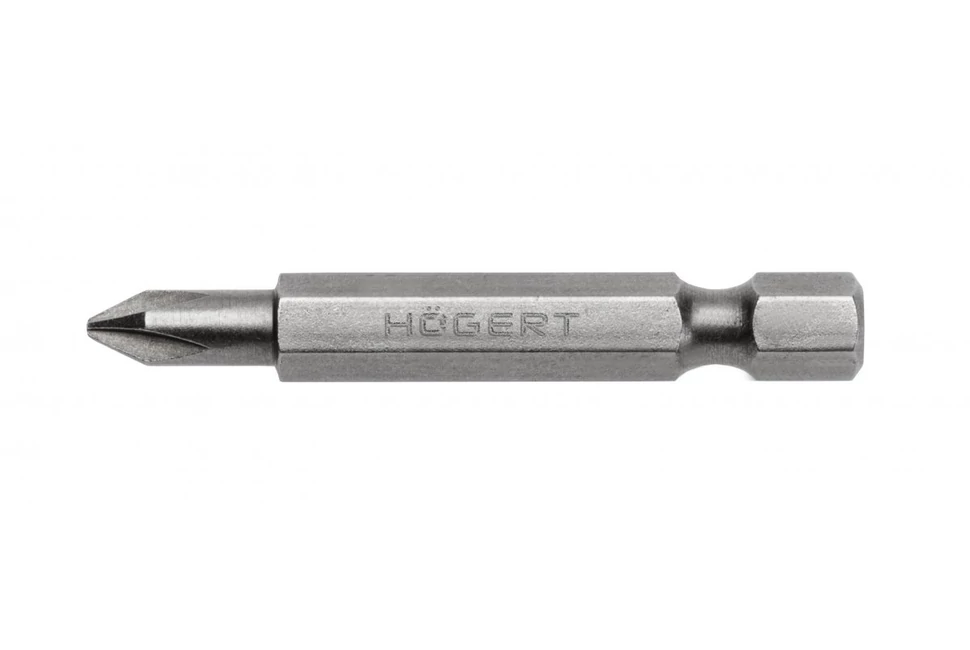 KIFUTÓ Szerszám Högert Bitfej 50mm, PH0, S2, DIN3126,  2db/csomag