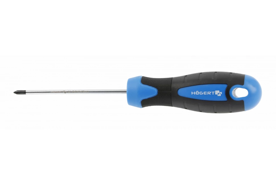 Szerszám Högert Csavarhúzó, PH0, S2,  75/163mm