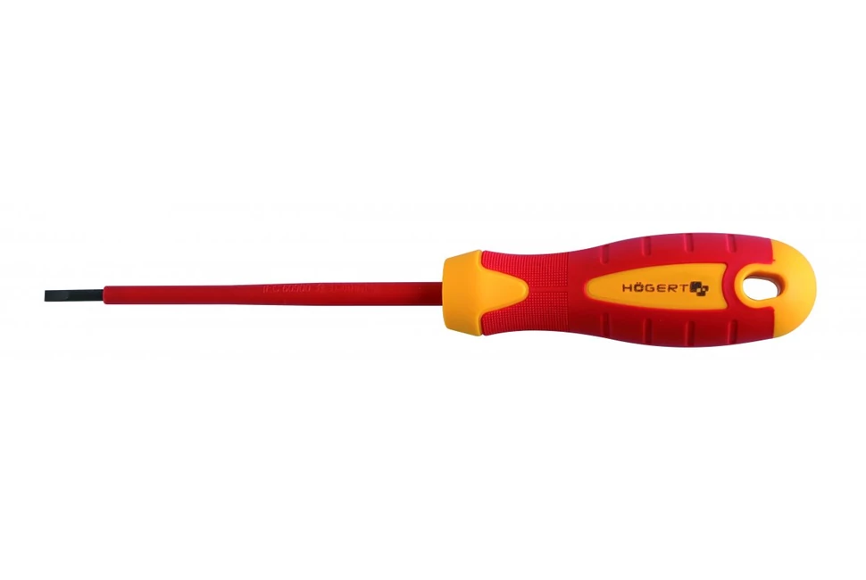 Szerszám Högert Csavarhúzó, SL2,5, S2,  75/163mm, szigetelt 1000V