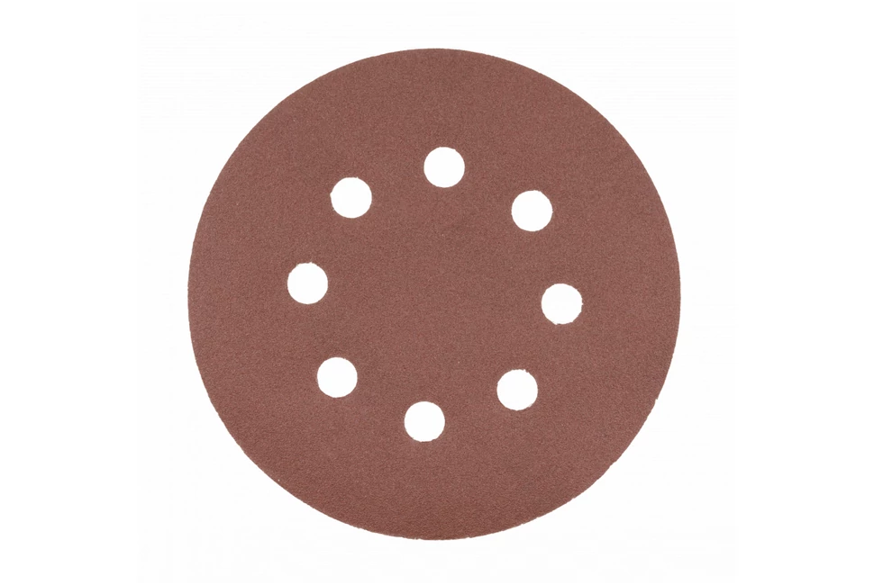 Szerszám Högert Csiszoló papír, kör, tépőzáras, lyukacsos, 125mm, G 40, 5db/csomag