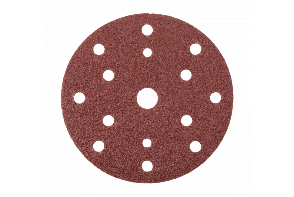 Szerszám Högert Csiszoló papír, kör, tépőzáras, lyukacsos, 150mm, G 40, 5db/csomag