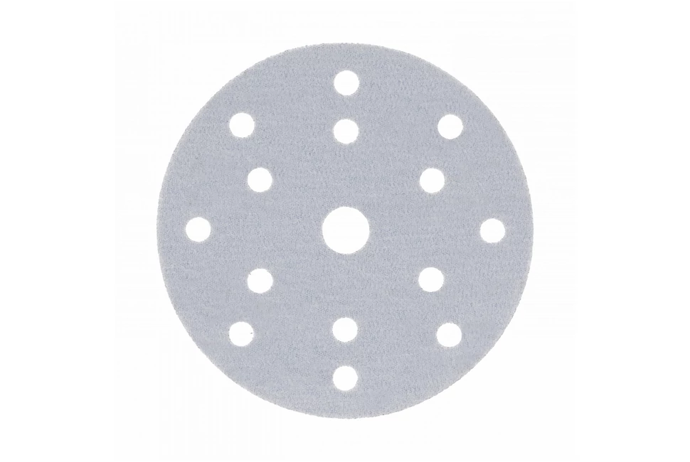 Szerszám Högert Csiszoló papír, kör, tépőzáras, lyukacsos, 150mm, G 60, 5db/csomag, festett felülethez