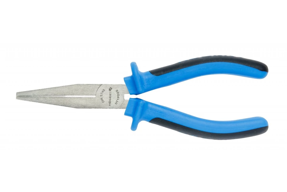 Szerszám Högert Fogó, hosszú orrú, lapított, 160mm, CrV
