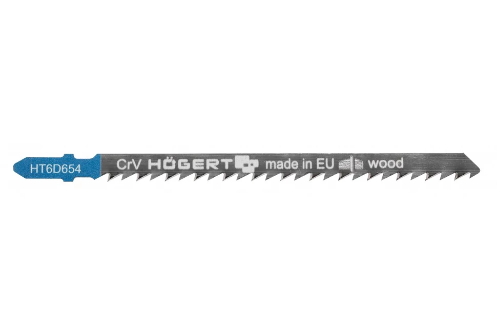 Szerszám Högert Dekopír fűrészlap, 110/132mm, fa, Crv, 6 TPI, 2db/csomag, gyorsvágó