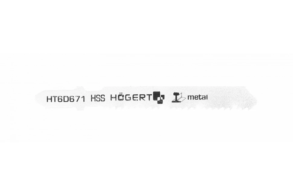 Szerszám Högert Dekopír fűrészlap,  50/76mm, fém, HSS, 12 TPI, 5db/csomag