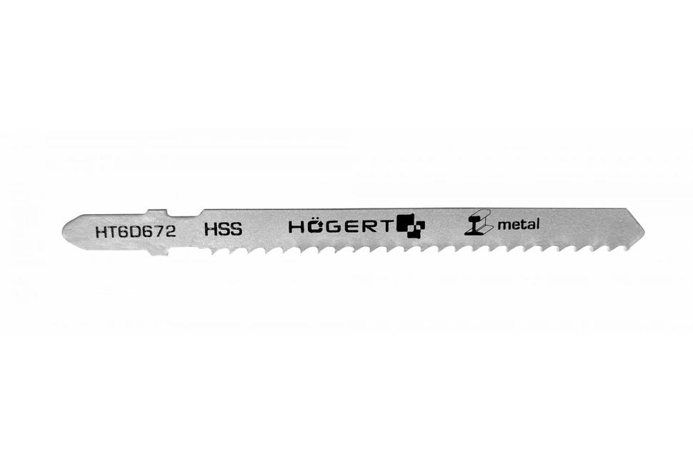 Szerszám Högert Dekopír fűrészlap,  75/100mm, fém, HSS,  8 TPI, 5db/csomag