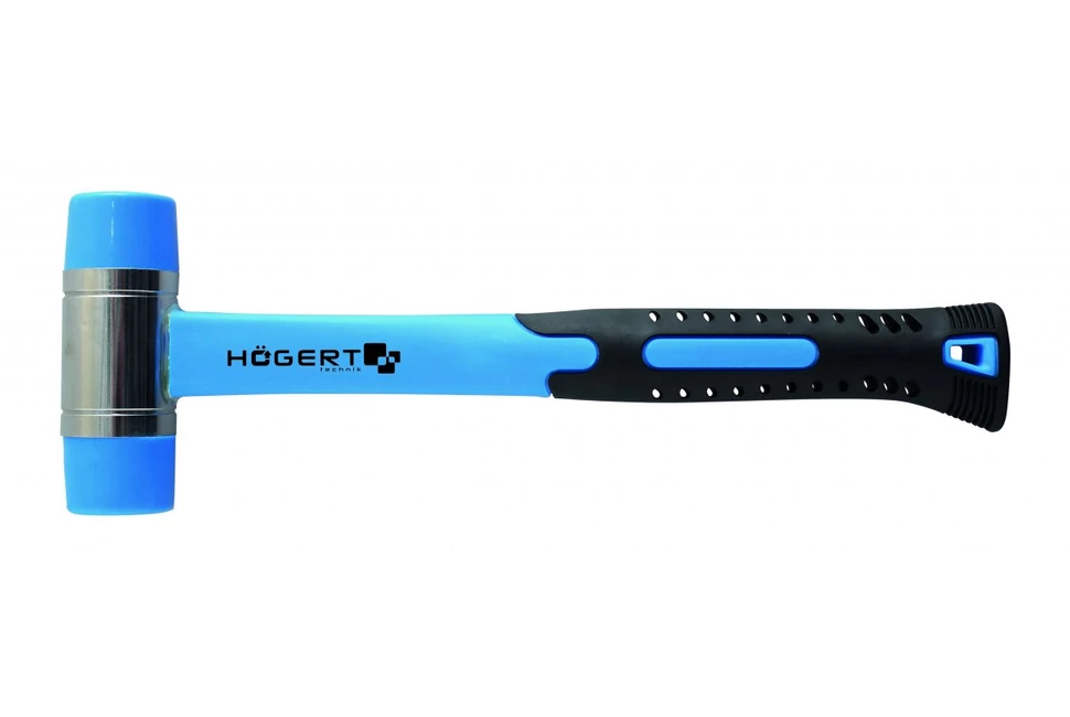 Szerszám Högert Kalapács gumi, üvegszálas műanyag nyéllel, puha