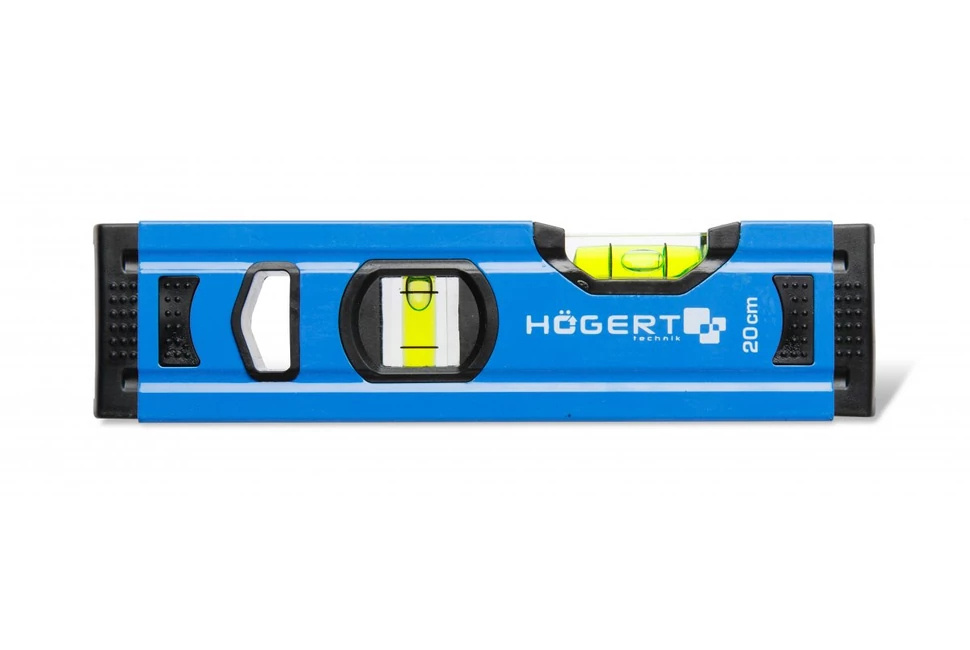Szerszám Högert Vízmérték, alumínium  200mm, kék