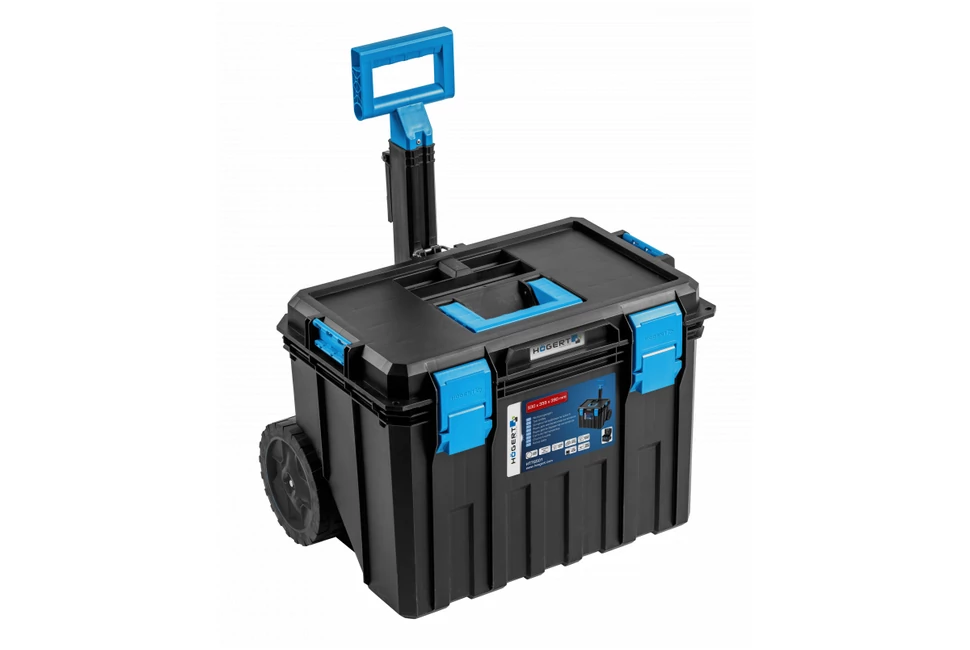 Szerszám Högert Tároló Modular Toolbox koffer kerekes,  50kg teherbírás