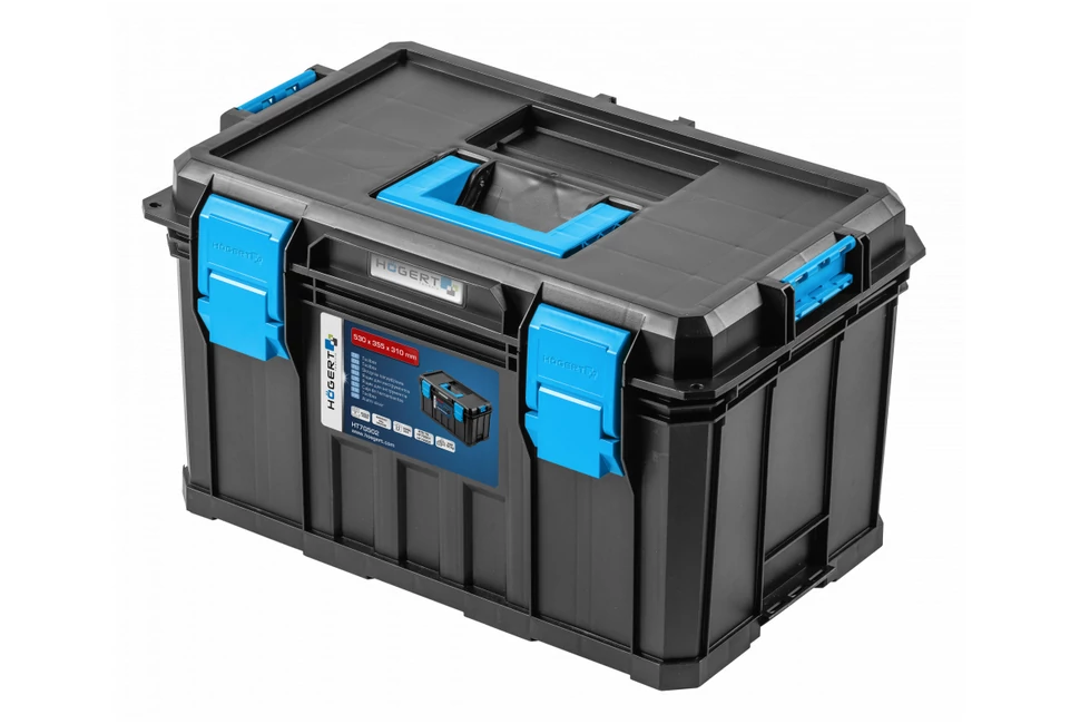 Szerszám Högert Tároló Modular Toolbox koffer,  50kg teherbírás