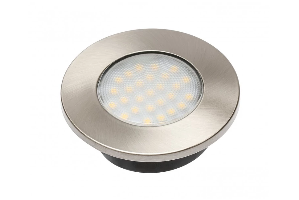 LED Lámpatest, BARRI 3-as szett, meleg fehér, 69mm, 12V, 80lm, 45W, kábellel, alu elox