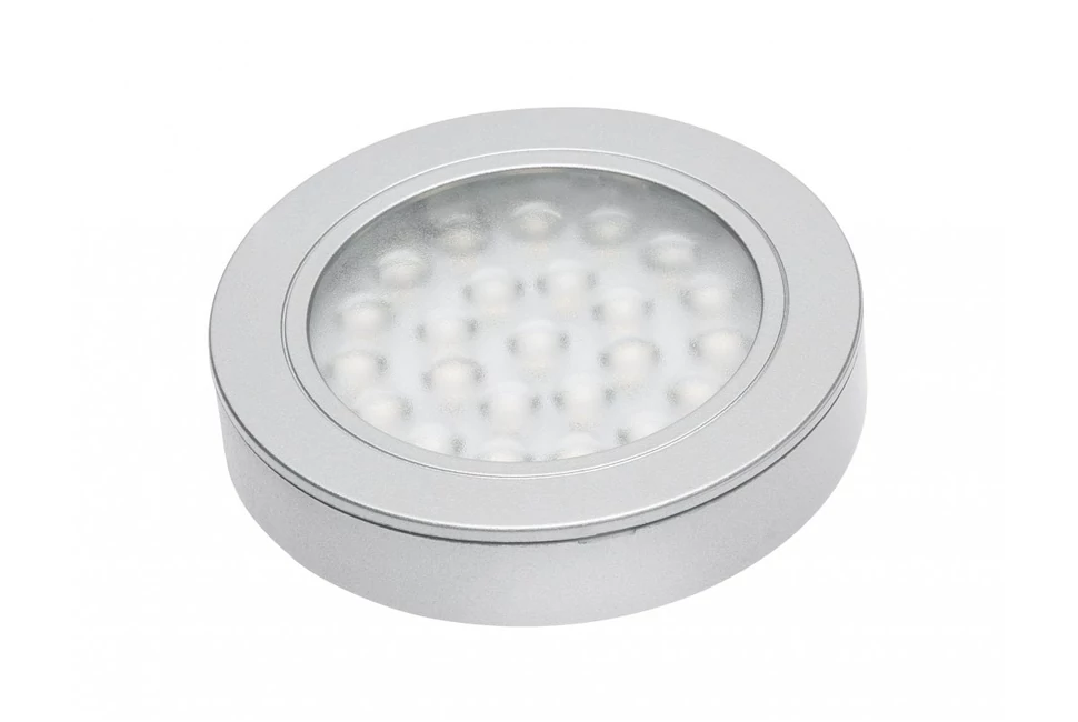 LED Lámpatest, VASCO, meleg fehér, 64mm, felületre szerelhető / süllyesztett, 12V, 130lm, 1,7W, kábellel, csatlakozóval