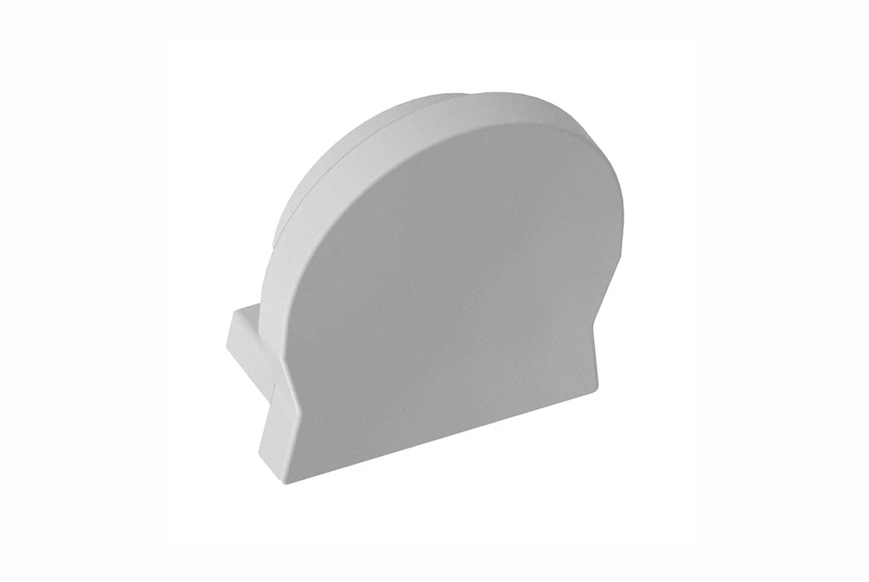 LED Profil végzáró, GLAX mini csavarozhatóhoz, kör takaró esetén, 10 db/csom