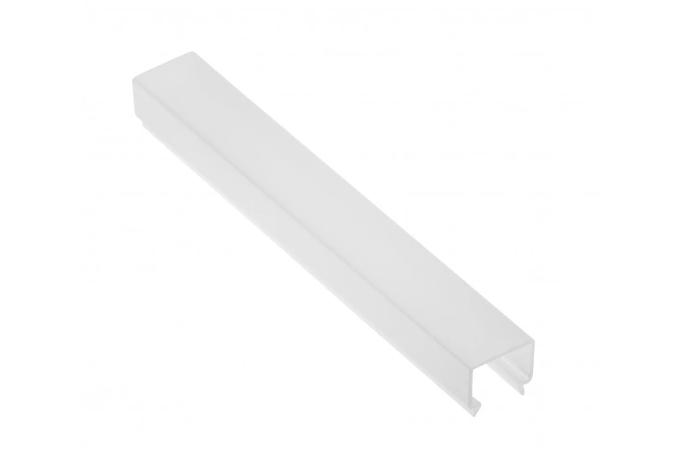 LED Profil takaró, GLAX mini, négyszögletű, 3fm, opál, G.GKL, GGKS, GGKWM GGKWK, GGKZK, GMNK, GMW