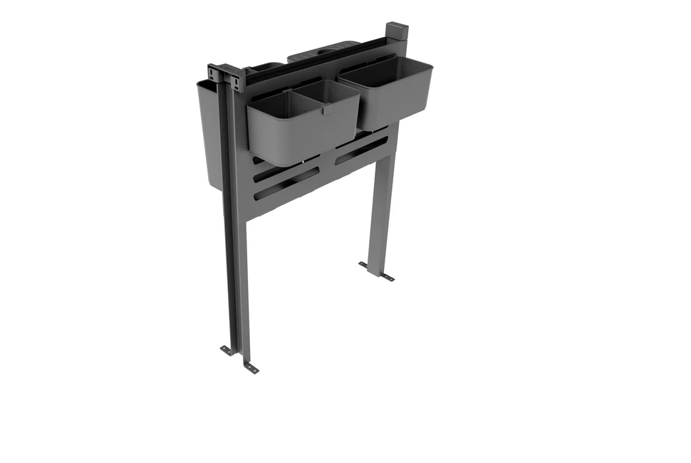 Konyhai fémrács, kiegészítő fiókra építhető szelektív tároló, Shéf fiók, 300mm szekrénybe SIGE 094C