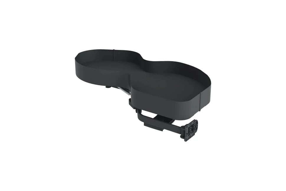 Konyhai fémrács, sarokszekrénybe, jobbos, Nuvola vesetál, antracit,  900mm, 450mm ajtó szélesség, Sige PRO LINE 371