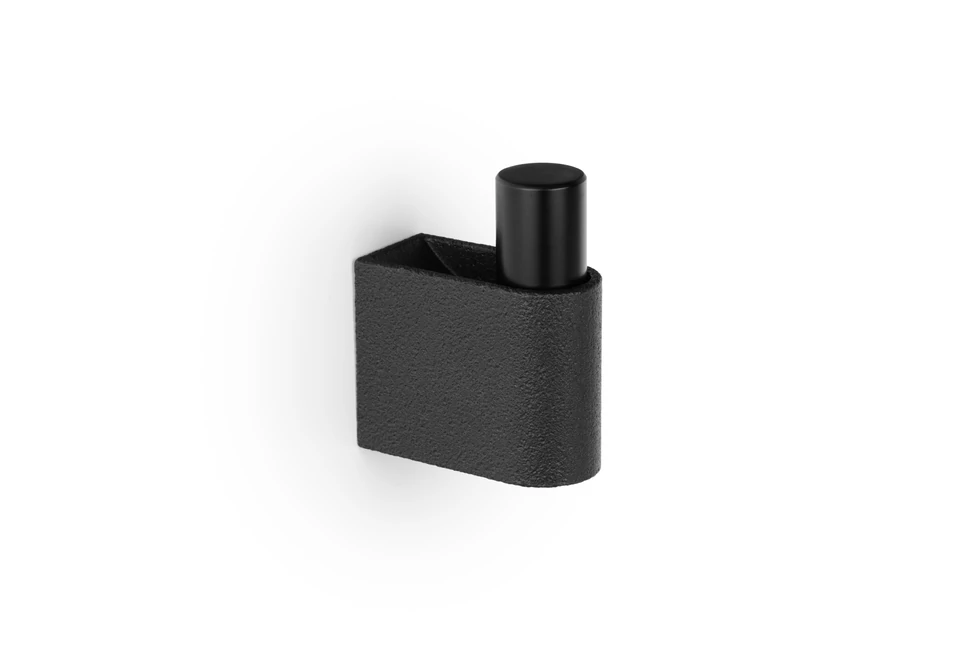 Fogas Viefe CASEY alumínium, texturált fekete láva - matt fekete EI