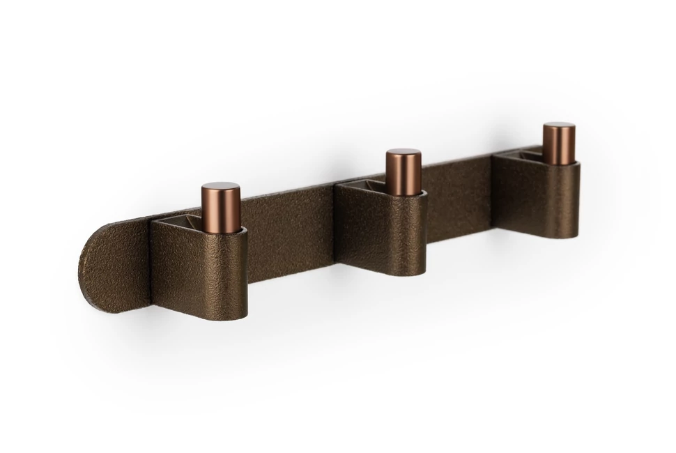 Fogas Viefe CASEY RACK alumínium, texturált barna metál - matt bronz