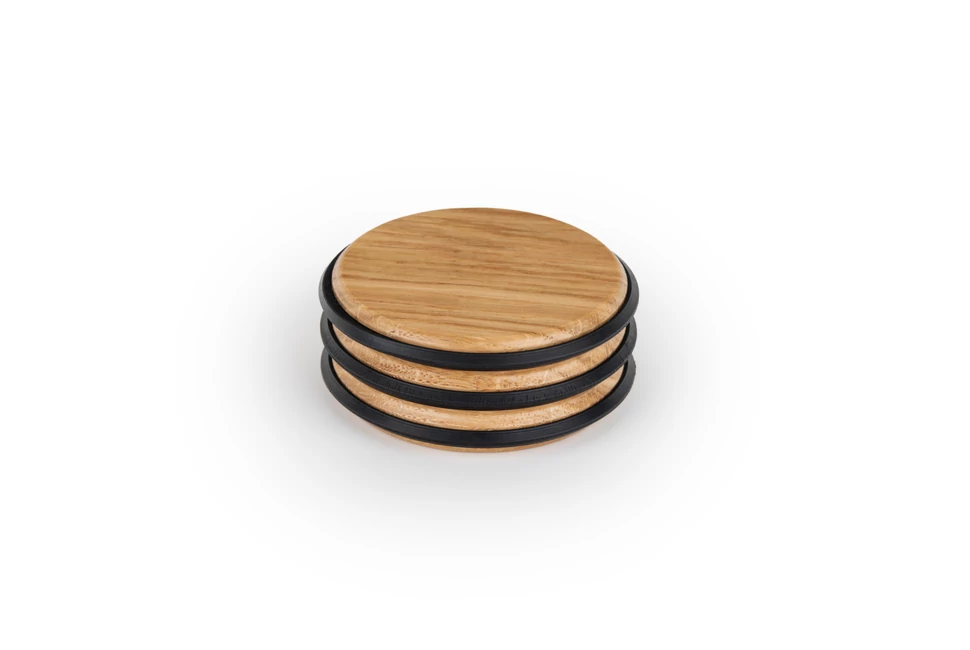 Ajtóütköző Viefe PULSE 66mm, fa, tölgy