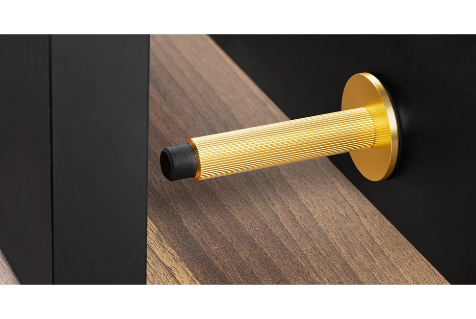 Ajtóütköző  Viefe ARPA oldalfalra, alumínium, sötét sárgaréz