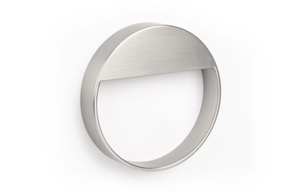 Fogantyú  Viefe BAU  64mm, fém, csiszolt nikkel