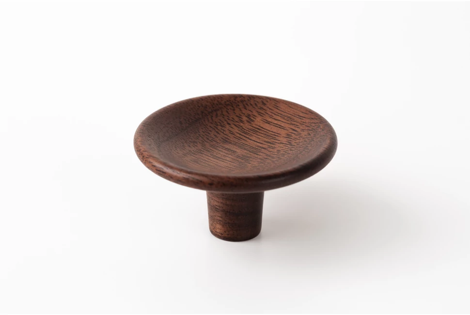 Fogantyú  Viefe DISC gomb, D38, fa, dió