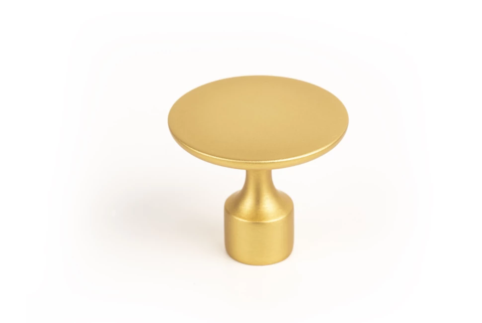 Fogantyú  Viefe FLOID gomb, fém, csiszolt arany