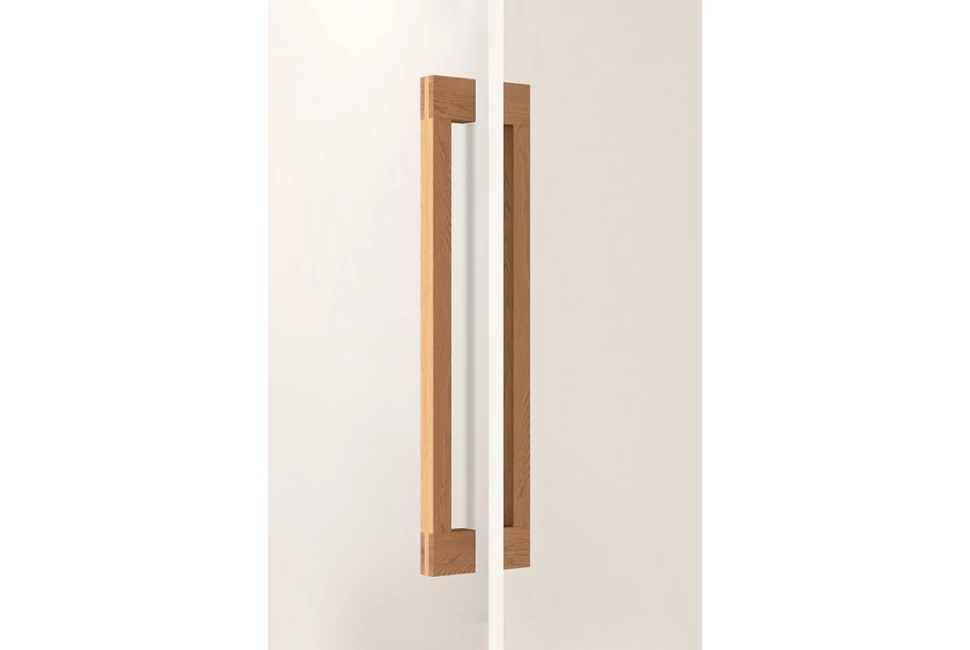 Fogantyú  Viefe HAKO BIG kétoldalról szerelhető 480mm, fa, tölgy