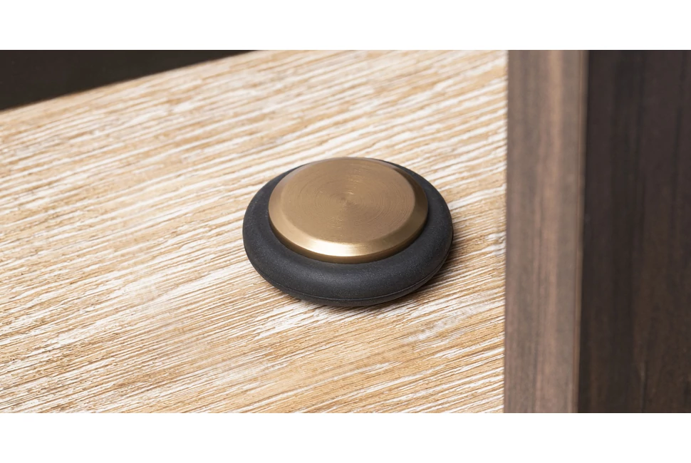 Ajtóütköző  Viefe LOW 48mm, alumínium, csiszolt pezsgő
