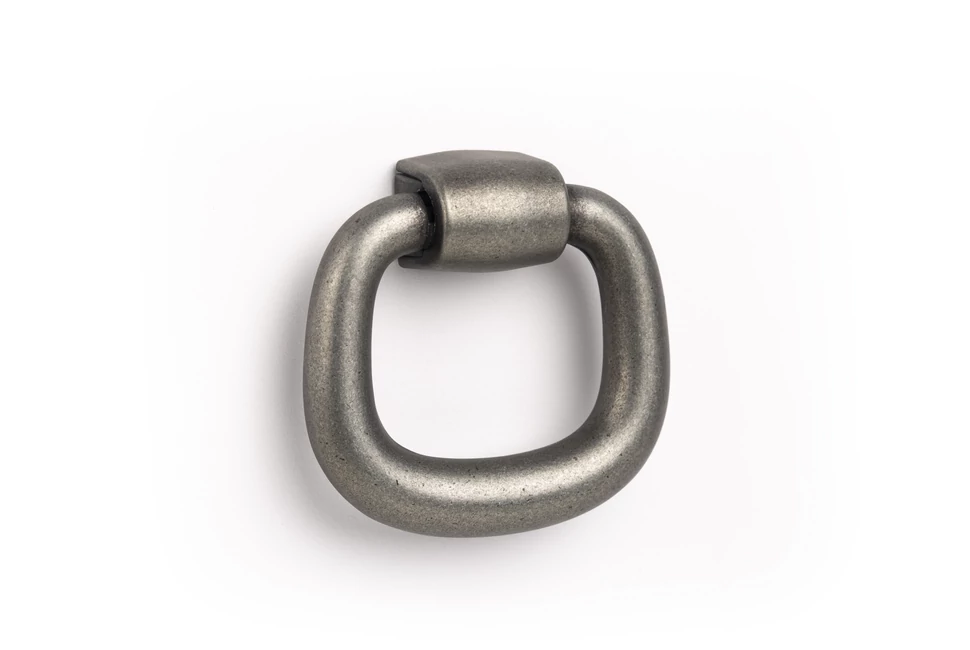 Fogantyú  Viefe PENDANT gomb, fém, ónszürke