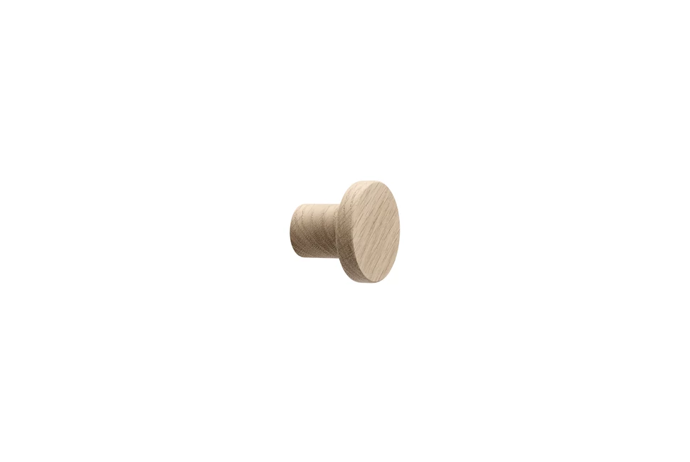 Fogantyú Furnipart CIRCUM gomb, 33mm, fa, natur/kezeletlen tölgy