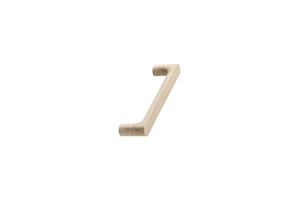 Fogantyú Furnipart PINTA  128mm, fa, natur/kezeletlen tölgy