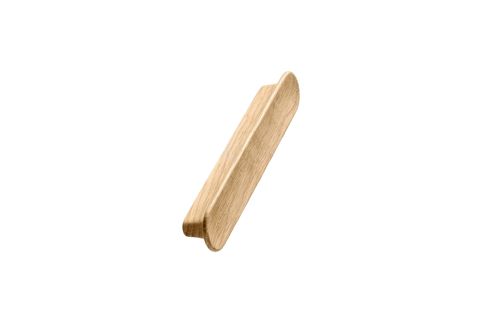 Fogantyú Furnipart TUBA  128mm, fa, lakkozott tölgy
