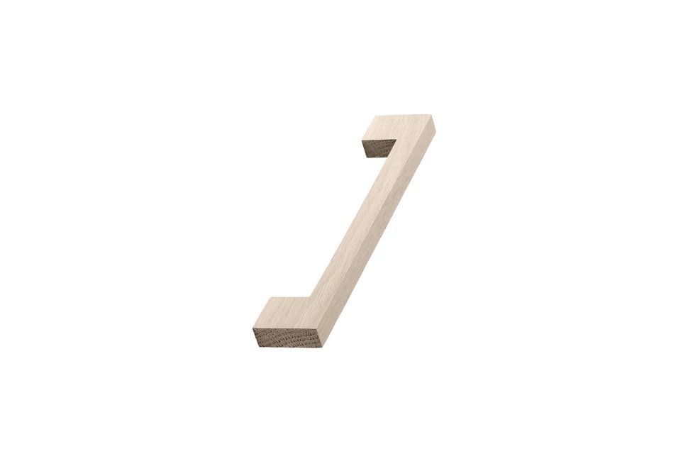 Fogantyú Furnipart URBAN  160mm, fa, natur/kezeletlen tölgy