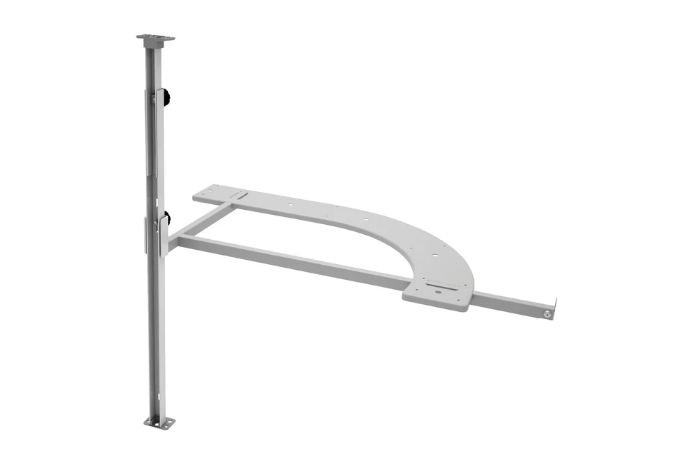 Konyhai fémrács, sarokszekrénybe, jobbos, Nuvola vesetálhoz oszlop, szürke, SIGE