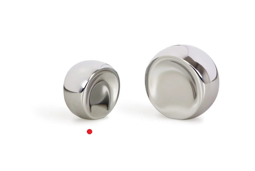 Fogantyú  Viefe BALL gomb, 24mm, fém, fényes króm