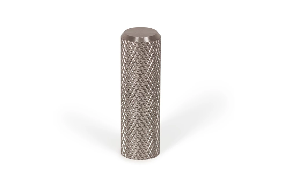 Fogantyú  Viefe GRAF2 gomb, 10mm, fém, szálcsiszolt