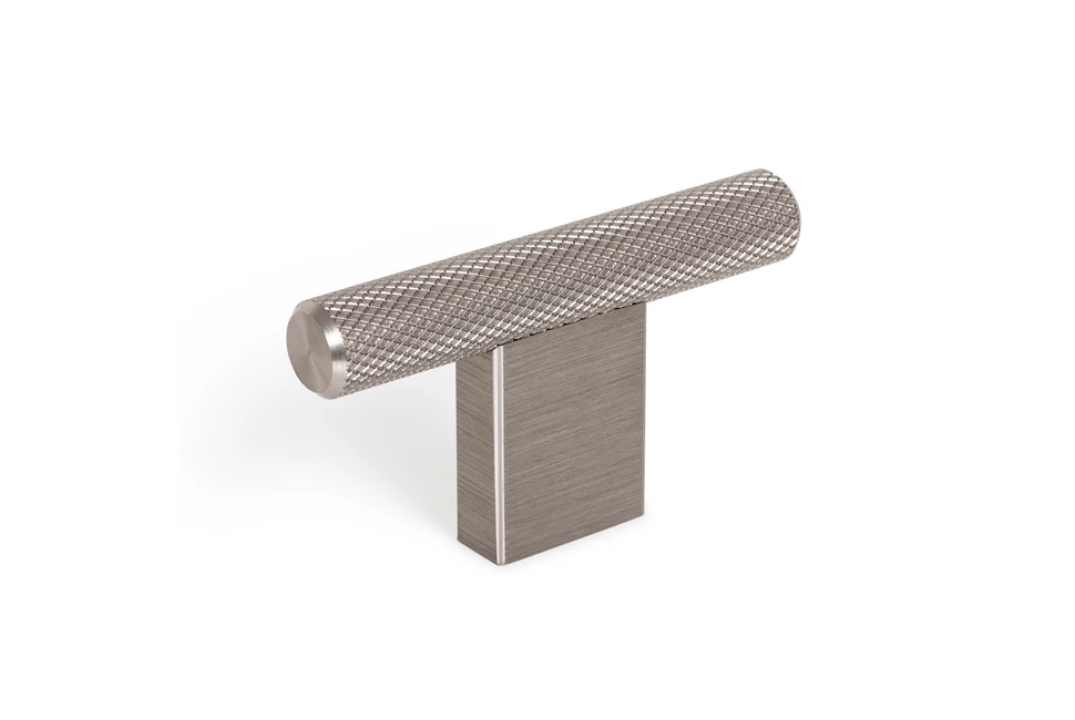 Fogantyú  Viefe GRAF2 gomb, 60mm, fém, szálcsiszolt