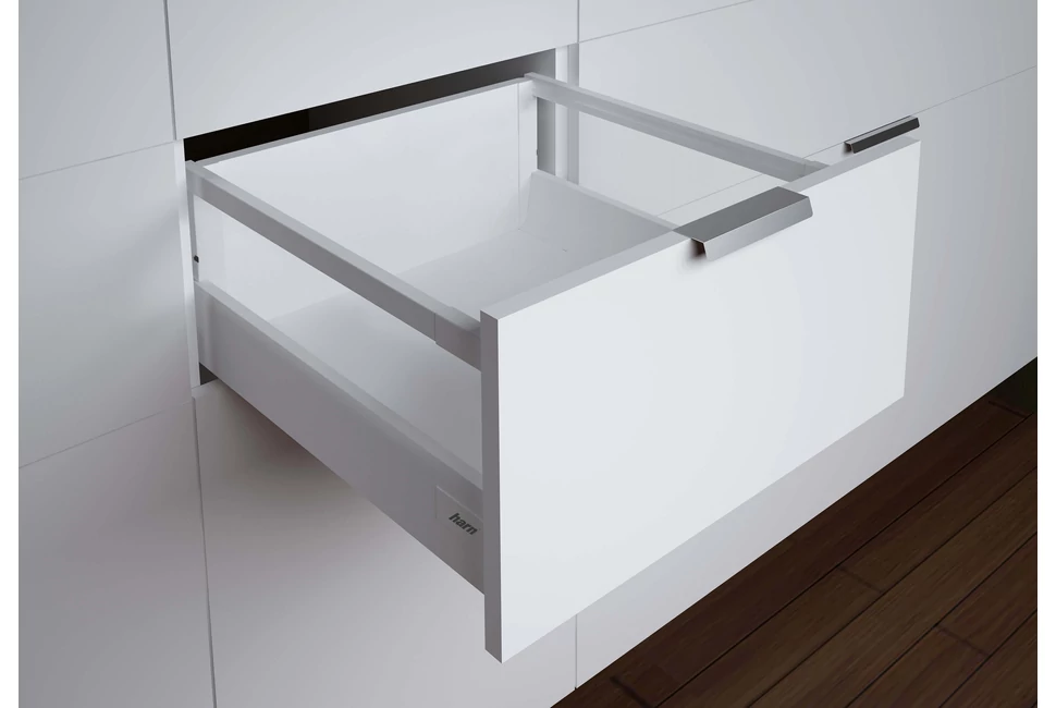 Fiókoldal   RITMA CUBE  H2, szimpla szögletes korlátos, fehér, 350mm, 35kg