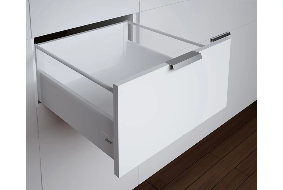 Fiókoldal   RITMA CUBE  TH2, szimpla szögletes korlátos, fehér, 270mm, 35kg