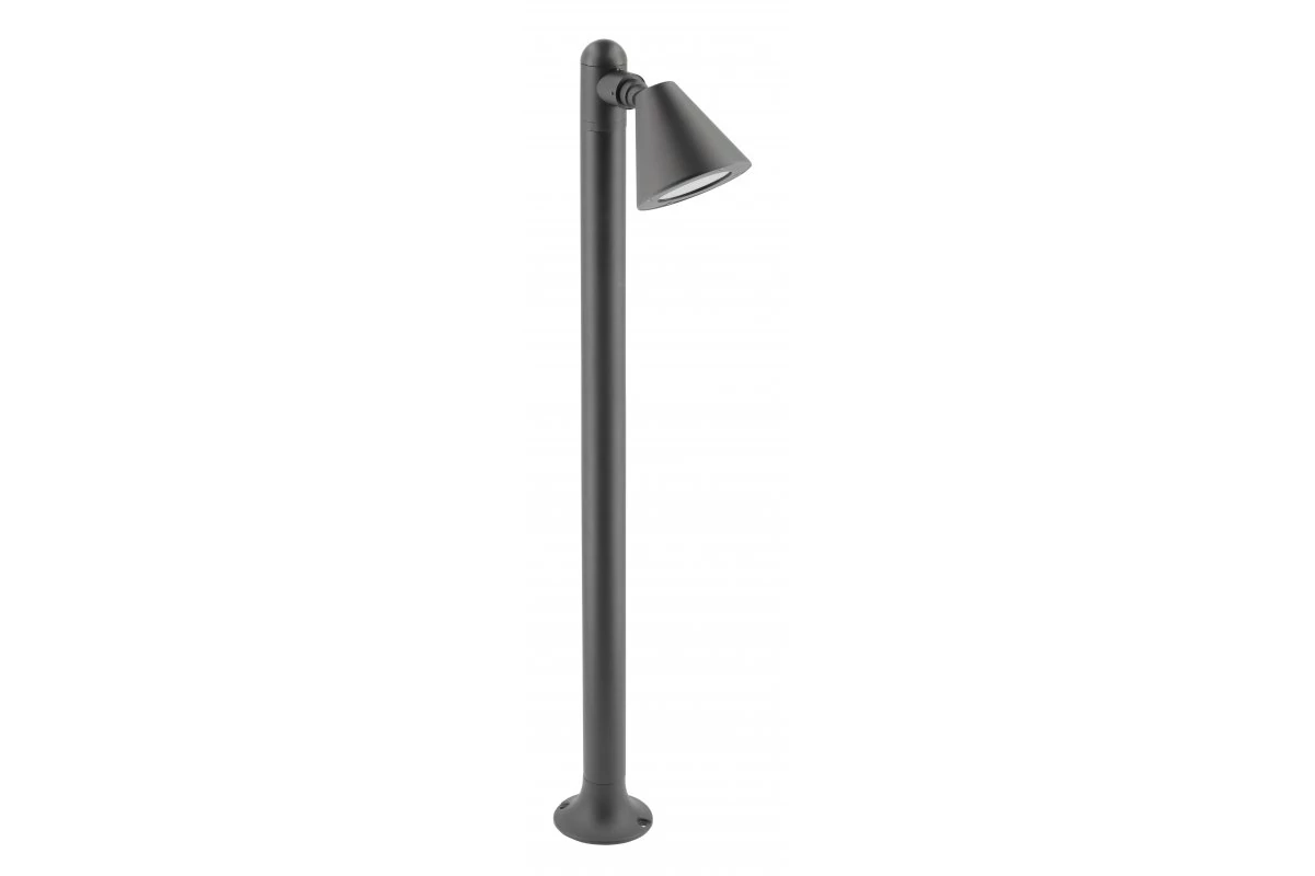 Lámpa Kerti lámpatest LUSTINO-P 80, GU10, max.20W, IP44, AC220-240V, 50-60Hz,rúd 800 mm, grafit