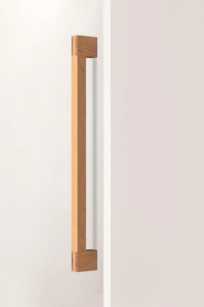 Fogantyú  Viefe HAKO BIG frontról szerelhető 480mm, fa, tölgy